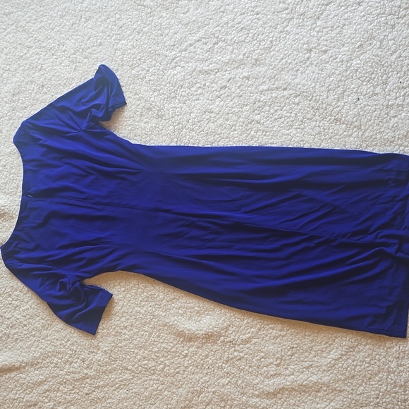 Vince Camuto Midi dress cob cobalt purple women’s size 8 - Picture 8 of 14